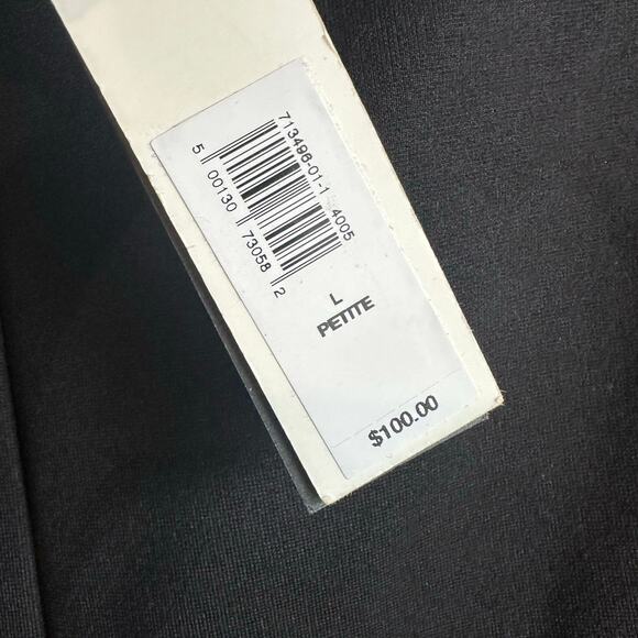 Banana Republic High Rise Wide Leg Cropped Everywhere Ponte Pant Black 713496 - Picture 5 of 12